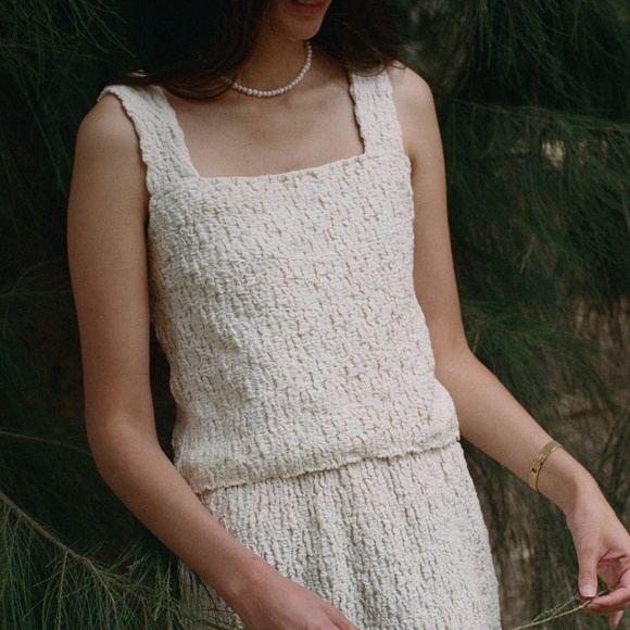 Jeana Sohn Sophie Top in Cream - Picture 1 of 8